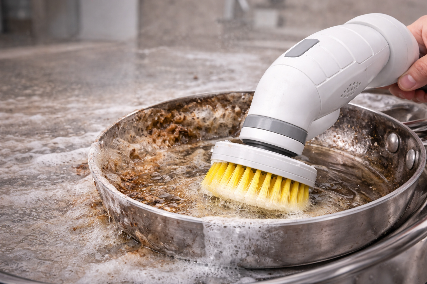 Electric Spin Scrubber – Effortless Deep Cleaning Tool